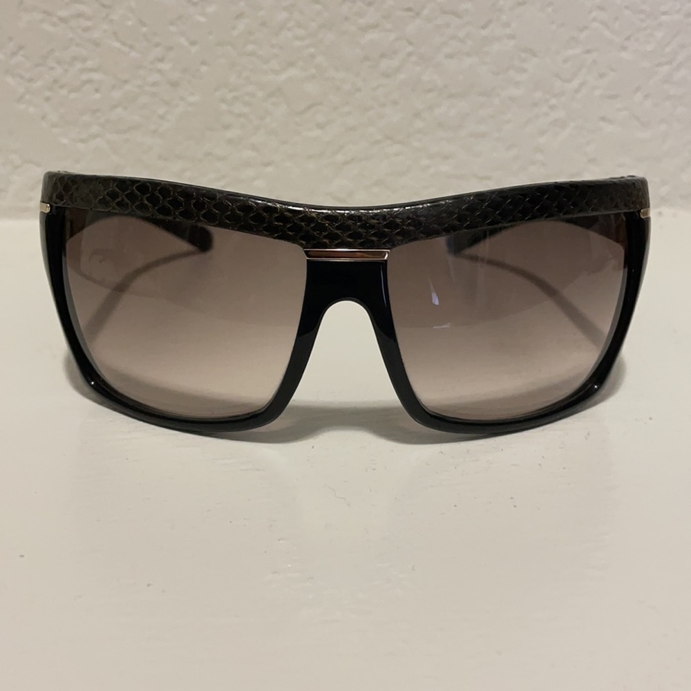 Jimmy Choo snakeskin sunglasses